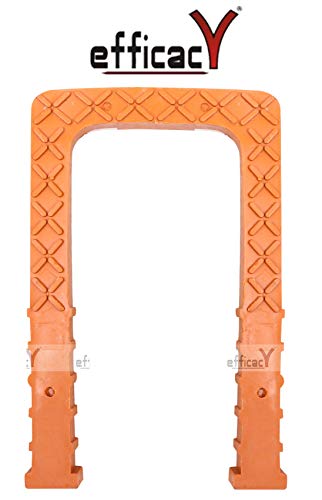 Image of Efficacy PVC Foot Step Suitable for Construction Sites,UG Sump Tank, Swimming Pools, Over Head Tanks MS Rod 12 mm Size 263 X 165 X 25 mm (1 PC)