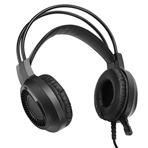 070 Headset Game Headset Portable 3.5mm Colorful Luminous Gaming Headset USB Headphone Wired Mic for Laptop PC Noise-reducing Headset V1000 RGB Game Headset(Colorful Glow)