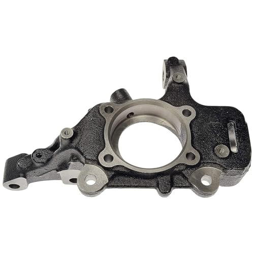 Image of Detroit Axle - Front Left Steering Knuckle for 2008-2014 Dodge Avenger Chrysler 200, 2007-2010 Sebring, Driver Side Steering Knuckle Assembly 2008 2009 Replacement