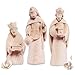 Akantus Krippenfiguren Set HL. 3 Könige aus Holz – liebevoll Geschnitzte Krippenfiguren aus Eschenholz – Ergänzungsset zur Weihnachtskrippe aus Südtirol