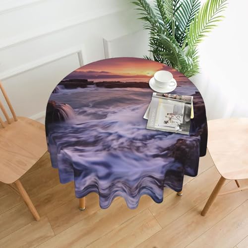 Nappe de plage anti-pli durable 152 cm pour repas de famille - 2