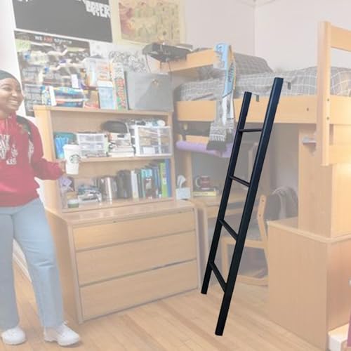 Escalera de litera para ahorrar espacio, duradera y resistente, ideal para dormitorio, loft, barco, caravana, ático y acceso a escaleras