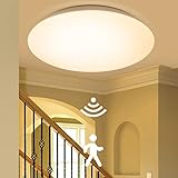 PASSEN SIE DAS DECKENLICHT AN IHRE BEDÜRFNISSE AN: warmweißes Licht mit 3000K, einstellbare Lichtempfindlichkeit (diese kann auf 3,5M und 7M eingestellt werden) und Abschaltzeit (diese kann auf 5S, 1Min, 3Min und 10Min eingestellt werden) für eine optimale Sensoreinstellung! Werkseinstellung: Abschaltzeit--10 min; Injektionsbereich--3.5 M.