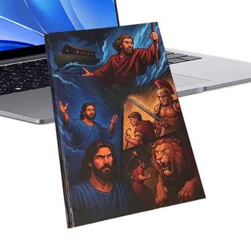 Comic Books - Colección de cómics de la Biblia - Novelas gráficas infantiles para escribir actividad, jugar, educación en casa, narración de historias, actividad educativa familiar