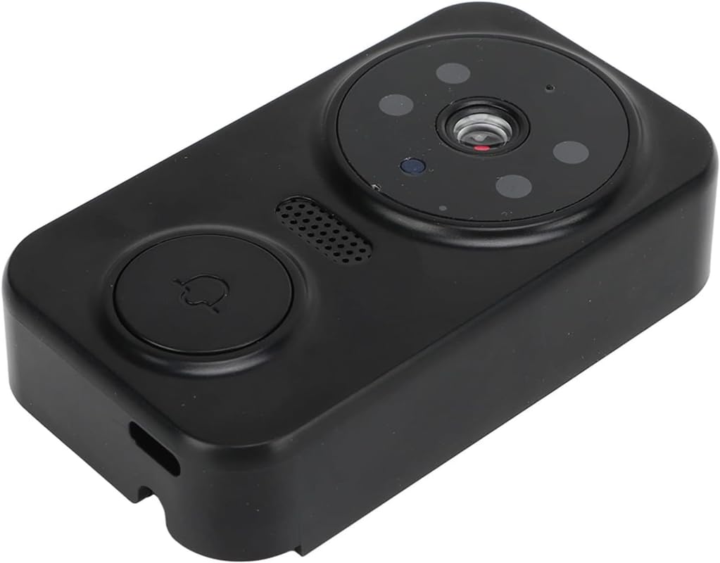 Chargeworld 80° Viewing Angle Two-Way Calls Photos Recording Smart Visual Doorbell - 2.4G WiFi Wireless WiFi Rechargeable Home Intercom Intelligent Remote Video Security Doorbell for Home-picture-25
