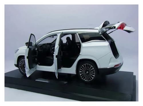 Coche de aleacion de metal Chery Jetour X95 miniatura escala 1:18 azul clasico 3