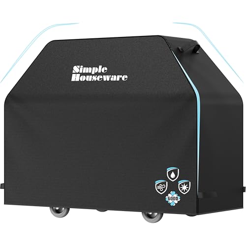 Simple Houseware BBQ Cover 152 cm Waterproof 600D Heavy Duty 60-inch Grill Cover