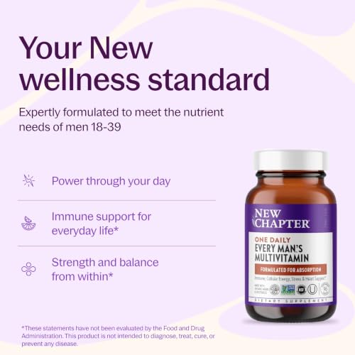 New Chapter Every Man's One Daily Multivitamin, 96 Tablets - image 2