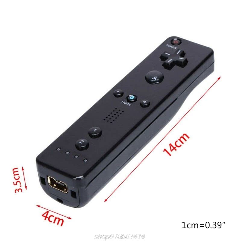 Portable ABS Home Wireless Remote Control Motion Sensitive Controller Gaming Control for Wii Wii U Wiimote J27 21 - (Color: W)
