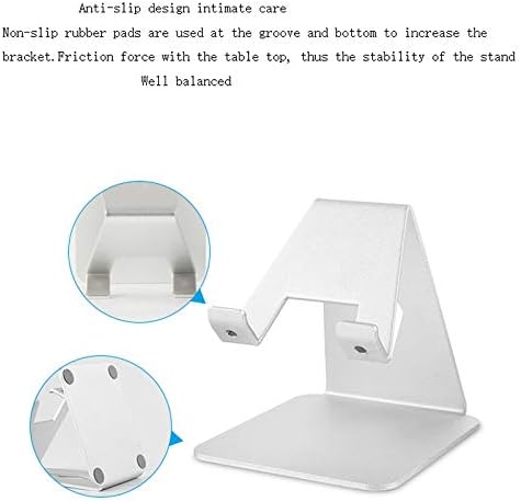 アルミ製携帯電話ホルダー レイジースタンド テーブルデスクマウントスタンドホルダー(スペースグレー)