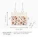 BLEWAY Extra Large Walker Tote Bag,Walker Bag, Suitable for Folding Walkers, Multi-Pocket Walker Accessories Bag, Wheelchair Accessories Storage Bag(Flower)