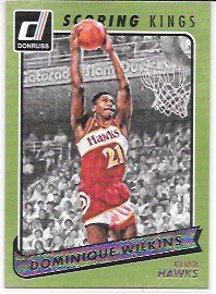 Dominique Wilkins 2015-16 Donruss Scoring Kings Atlanta Hawks Insert Card #33