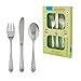 Produktbild Amefa FOOTIE Kinderbesteck Set für Kinder ab 3 Jahren, Edelstahl rostfrei & poliert, Spülmaschinenfest, Kinderbesteck 3-teilig, Mit Geschenketui