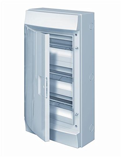 Boîte 36 modules 3 rangées ABB Mistral65 coffret électrique porte opaque