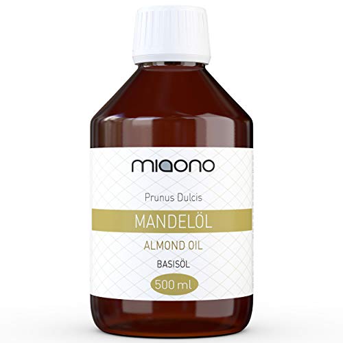 Preisvergleich Produktbild Mandelöl (250ml) - 100% reines Basisöl in einer Glasflasche von miaono