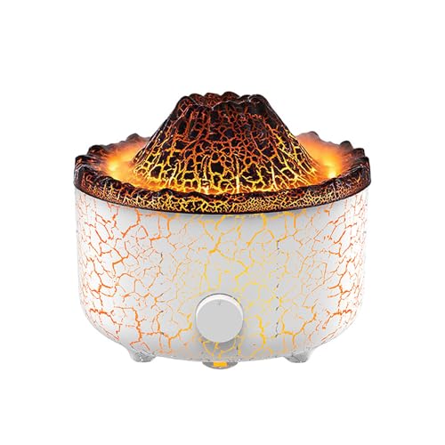 Diffuseur méduse ultrasonique 560ml avec brume effet flamme et télécommande