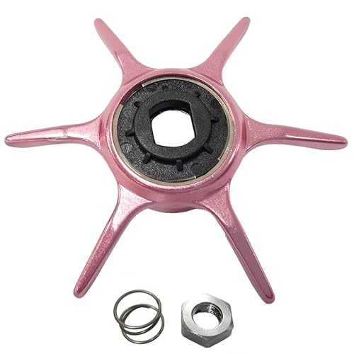 VISPREA �h���O�T�E���h�@�\���� �h���O �X�^�[�h���O �_�C�� Daiwa �ɓK������ �ƌ݊����̂��� PR100 PD106 �p�� �A���~�j�E�������� �����O�A�[�� ���� �J�X�^���p�[�c �C�� ���� ���i yu394a (�s���N, �E�n���h���p)