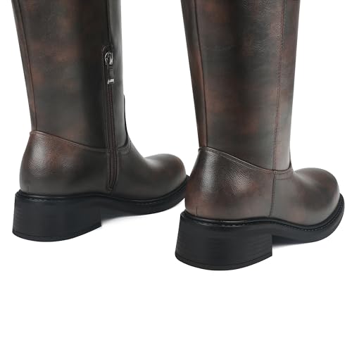 Image of Zzheels Mid Calf Cowboy Boots for Women Closed Toe Western Cowgirl Boots | Pointed Toe, Western Boots, Country Concert Outfits, Rodeo Outfit, Wide Calf Cowgirl Boots