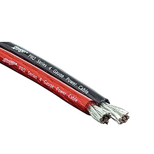 Stinger SPW14TR Pro Series 4-Gauge Translucent Red Power Wire