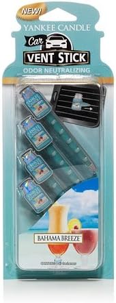 Yankee Candle Car Air Fresheners, Car Vent Stick, Bahama Breeze
