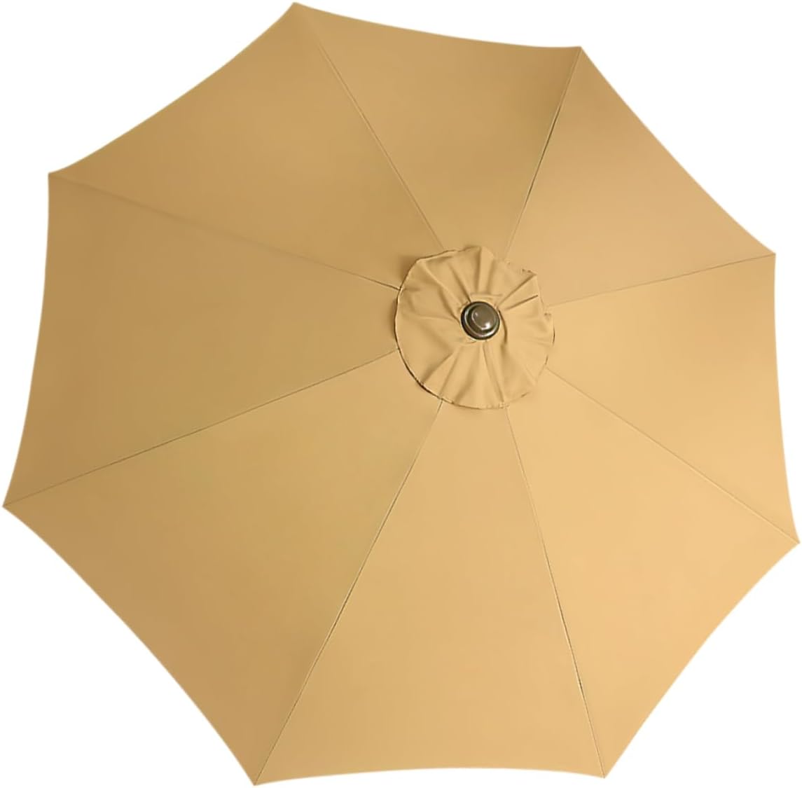 Patio Umbrella Canopy Replacement UV Fade Resistant Sunshade Top Cover for Ribs Outdoor Umbrellas for Garden Relaxation