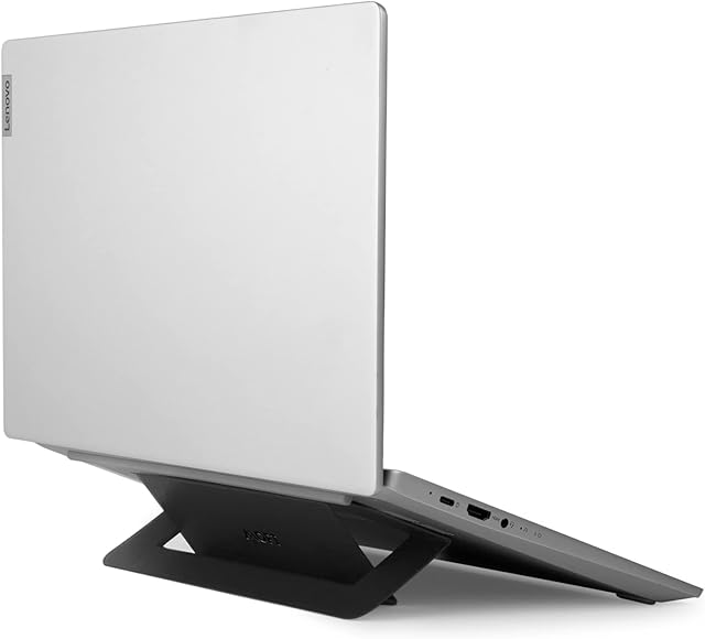 MOFT Invisible Airflow Laptop Stand with Open Design for Heat Dissipation, Adjustable Dual Angles, Reusable and Residue-free, Compatible with Laptops up to 16"