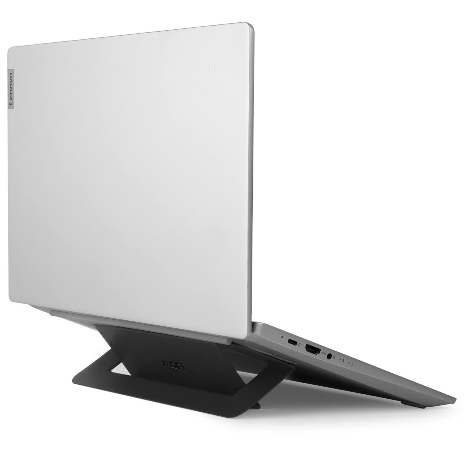 MOFT Invisible Airflow Supporto per laptop con design aperto per dissipazione del calore, doppio angolo regolabile, riutilizzabile e senza residui, compatibile con laptop fino a 16 pollici (nero)