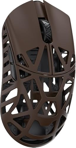 WLMOUSE Beast X Pro サイド穴あり ワイヤレス ゲーミングマウス 左右対称 8KHzポーリングレート対応 マグネシウム合金製 39g軽量 PAW3950HSセンサー 【日本正規代理品】 (OM Switch, Deep Cocoa)