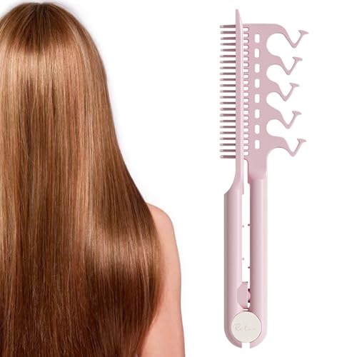Peines para el cabello para mujer | Peine de suavidad en forma de V para peinar | Cuidado antiestático para uso diario y viajes