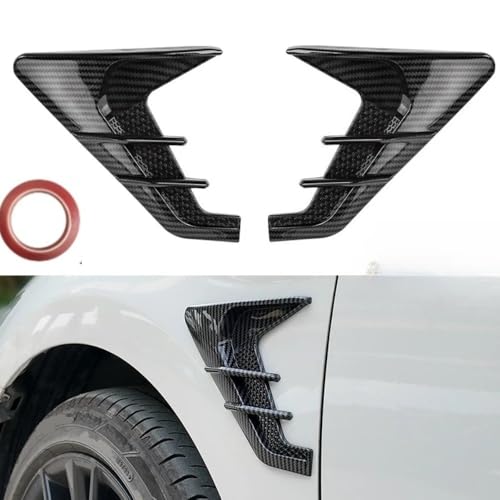 Alerón de ventilación lateral para BMW F30 F32 X3 X5, pegatinas estilo fibra de carbono, 2 uds 2