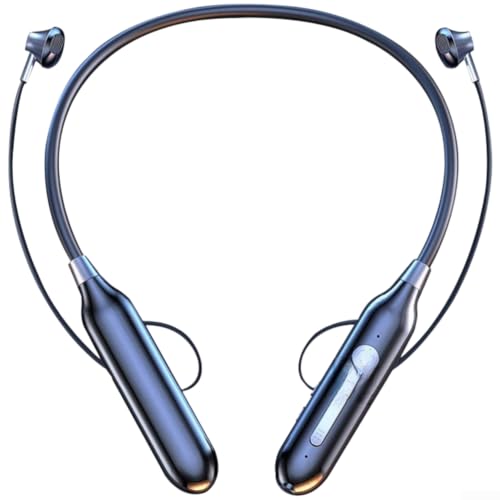 Auriculares inalámbricos de cuello contra batería baja con pantalla digital y sonido HiFi 2