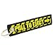 Pull to Eject Key Chain - Black/Yellow by Rotary13B1