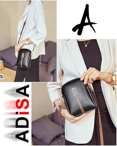 Image of ADISA Women's Crossbody Sling Bag - Stylish Cross Body Handbag for Girls & Women - Adjustable Strap Shoulder Bag (SL5141)