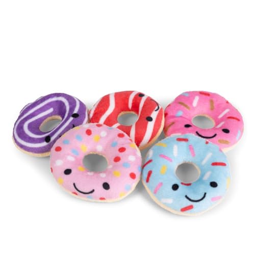 Keycraft Fluffy Doughnuts Squishy – Plüschspielzeug Kissen | Weiche Tasche mit Kuschel-Donuts | Kreatives Geschenk für Kinder & Teens