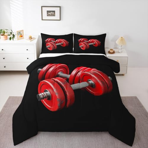 3D Dumbbells Comforter