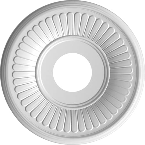 Image of Ekena Millwork 13 inchOD x 3 1 /2 inchID x 3 /4 inchP Berkshire Thermoformed PVC Ceiling Medallion (Fits Canopies up to 5 3 /4 inch), Textured Metallic Galaxy