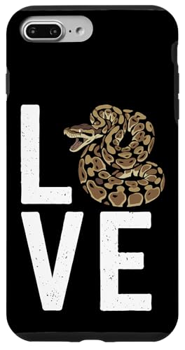 �{�[���p�C�\�� �T���O���X���D�� ঒��� �w�r Ball Python Snake Owner Love �X�}�z�P�[�X iPhone 7 Plus/8 Plus �p