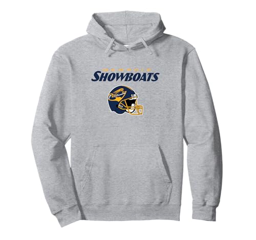 Memphis Showboats UFL - Vintage Helmet - Memphis Football Pullover Hoodie