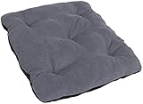 MyBestBuddy MyBestBuddy Hundekissen grau 70x50 cm M, 40°C waschbar mit weichem Stoffbezug - allergikerfreundlich (100% Polyester) - Hundematte BZW. Hundebett für kleine Hunde, 70 x 50 cm