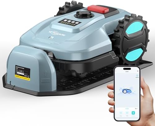 E400 Robot Tondeuse, Contrôle Via Application, Jusqu’à 400 m², Re...