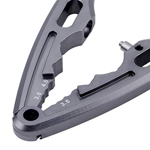 Hobbypark Alicate universal de choque RC com extremidade esférica ferramentas de grampo multifuncion