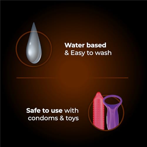 Image of Skore Lubes Lubricant Gel for Men & Women | Chocolate Flavored | Skin Friendly | Water Based | Compatible with condoms | 50ml