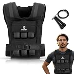 SteelCore Adjustable Weighted Vest for Men & Women – Heavy Duty 1000D Nylon Weight Vest with Removable Steel Weights (12kg / 20kg / 30kg) for Running, Walking, Strength Training, HIIT & Calisthenics