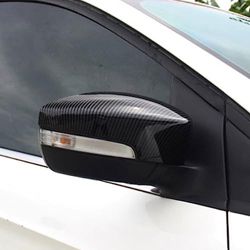 Protection rétroviseur Focus MK3 look carbone anti-rayures 12-18