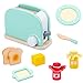 Jouets De Cuisine pour Enfants en Bois,Cuisine Jeu D'imitation pour Enfants,Jeux De Cuisine De Jouets avec Mixer,Moulin, Un Grille-Pain Et Autres Accessoires De Cuisine (Grille-Pain)