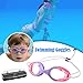 Swim Goggles with Bungee Strap for Kids No Leaking Anti Fog Kids Swimming Goggles for Youth Adult with Quick Adjust,HD View