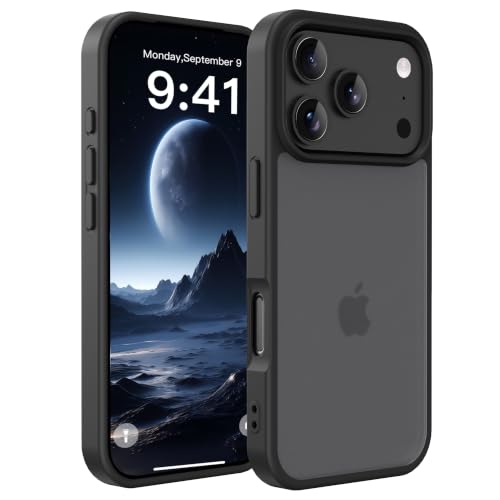 Image of iPhone 18 pro max /17 pro max Case,Translucent Matte(Black)