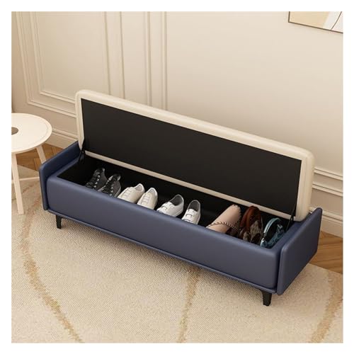 Banc de rangement long pour optimiser l'espace de votre chambre