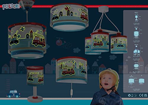 DALBER - Hanging lamp Police - 60612, led, plastica, blu - Image 8