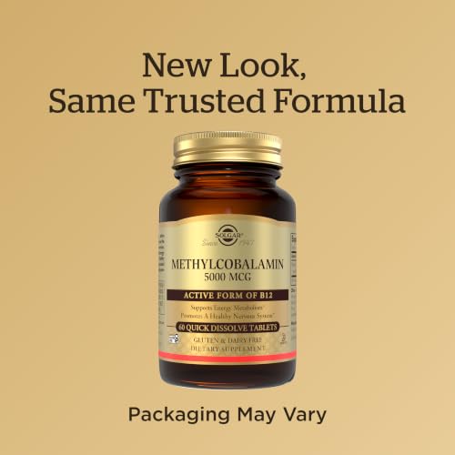 Solgar Methylcobalamin 5000 mcg Nuggets